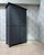 Wood Large Parisian Black Wardrobe, 1950s For Sale - Image 7 of 10