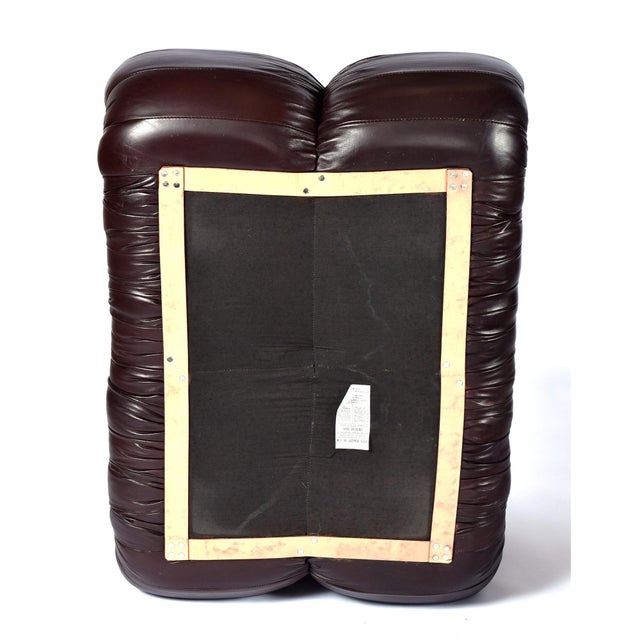 Percival Lafer Mp-116 Modular Lounge Chair Unit Set, Dark Leather, Brazil, 1973 For Sale - Image 11 of 12