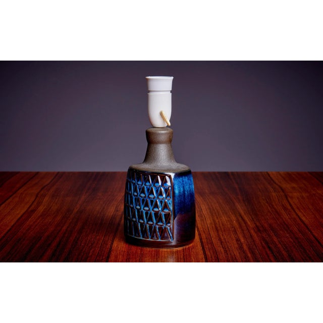 Ceramic Table Lamps attributed to Soholm, Denmark, 1960s, Set of 3 For Sale - Image 4 of 8