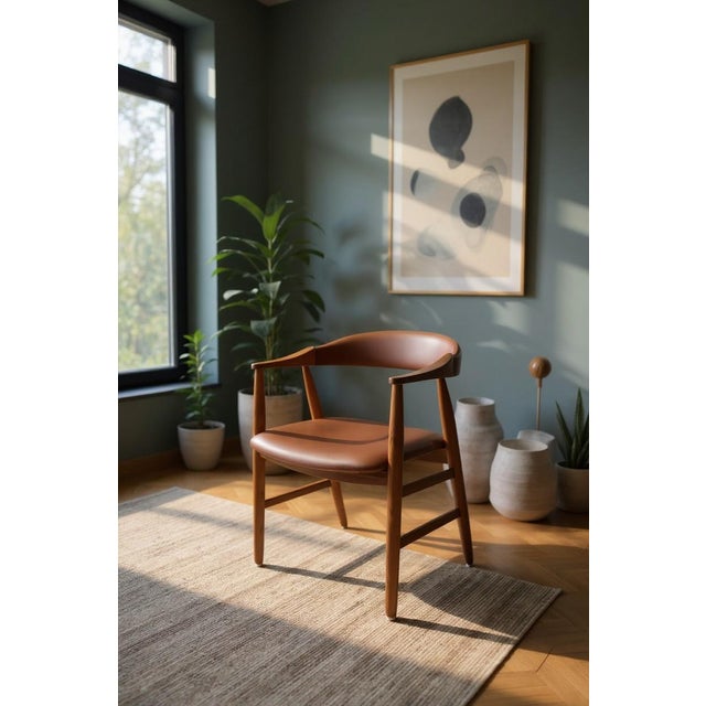 Vintage Armchair in Teak and Leather from Farstrup Møbler, 1960s For Sale - Image 16 of 18