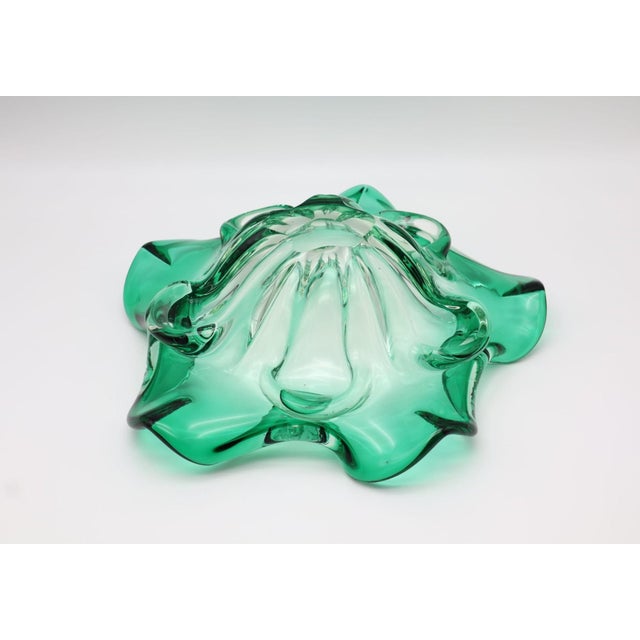 Vintage Murano Organic Art Glass Bowl, 1960s For Sale - Image 4 of 6