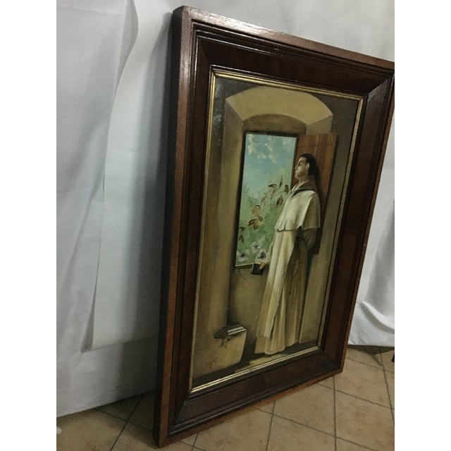 Religious Scene, 1931, Oil Painting on Board, Framed For Sale - Image 14 of 18