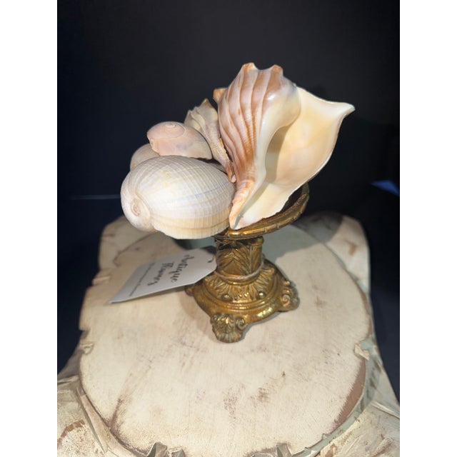English Celestial Meets the Sea Gold Decor-Coastal Art Sculpture For Sale - Image 3 of 4