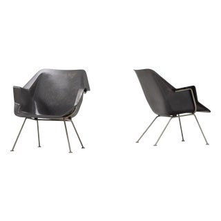 Model 416 Armchairs by Wim Rietveld and Andre Cordemeyer for Gispen, 1957, Set of 2 For Sale