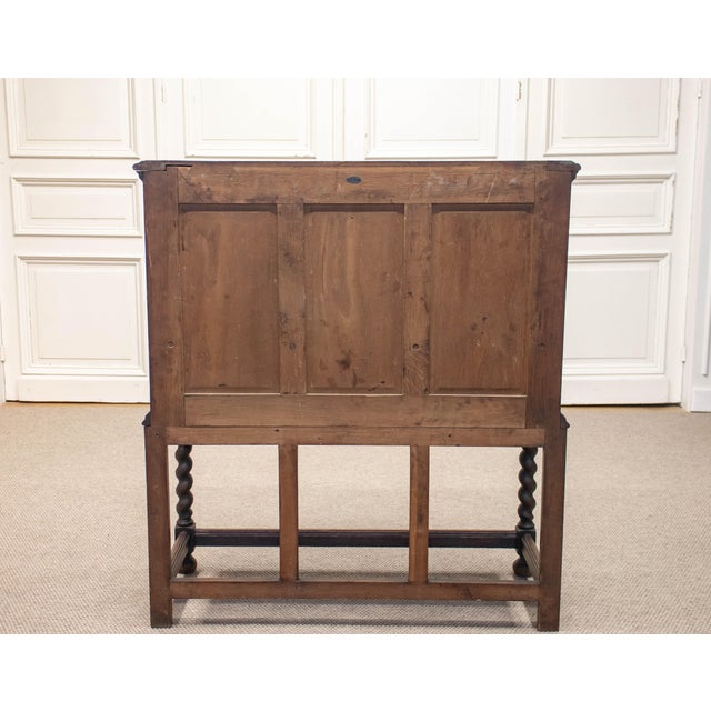 Brown Spanish Renaissance Revival Cabinet, 1920s For Sale - Image 8 of 12