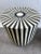 Art Deco Style Black and White Resin Side, End Table or Stool, a Pair For Sale - Image 9 of 13