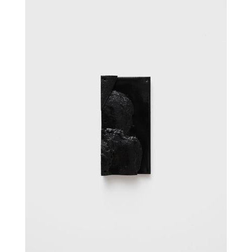 Black faun, mdf and 3d printed petg, wall mounted sculpture by arthur bitsch dimensions: w 19 x d 6.5 x h 38 cm....