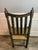 A very example of an original condition Late 18th century American Banister yoke back chair with sausage style turned...