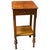 Federal Style 2 Tier Bedside Nightstand attributed Clore Furniture The stand features a classic square top with a subtly...