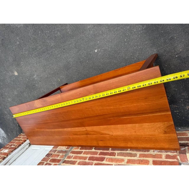 Late 20th Century Ethan Allen American Impressions Art & Craft Mission Style Cherry Sofa Hall Table. Console Table For Sale - Image 15 of 17