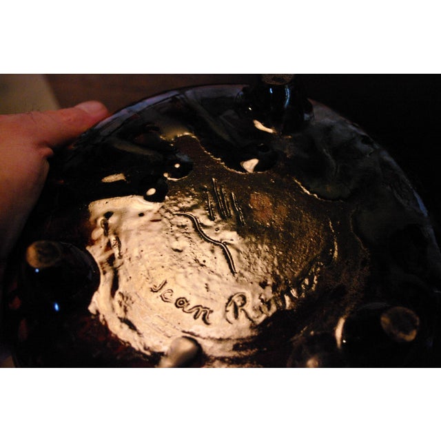 Ceramic Tripod Trinket Tray by Jean Rivier, France, 1950 For Sale - Image 9 of 10