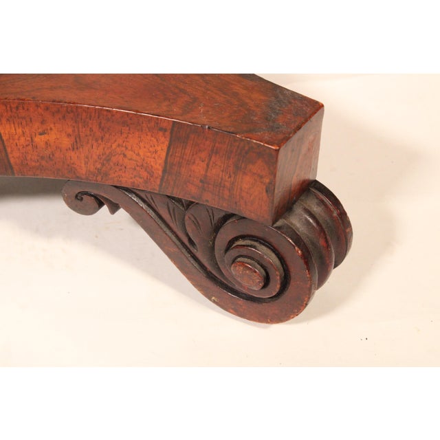 William IV Rosewood and Mahogany Sewing/Side Table For Sale - Image 9 of 12