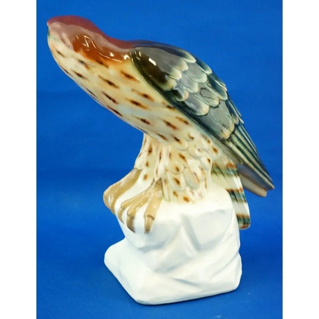 19th Century Porcelain Ceramic Eagle Sculpture by Alexandre Förster, Vienna For Sale - Image 5 of 18