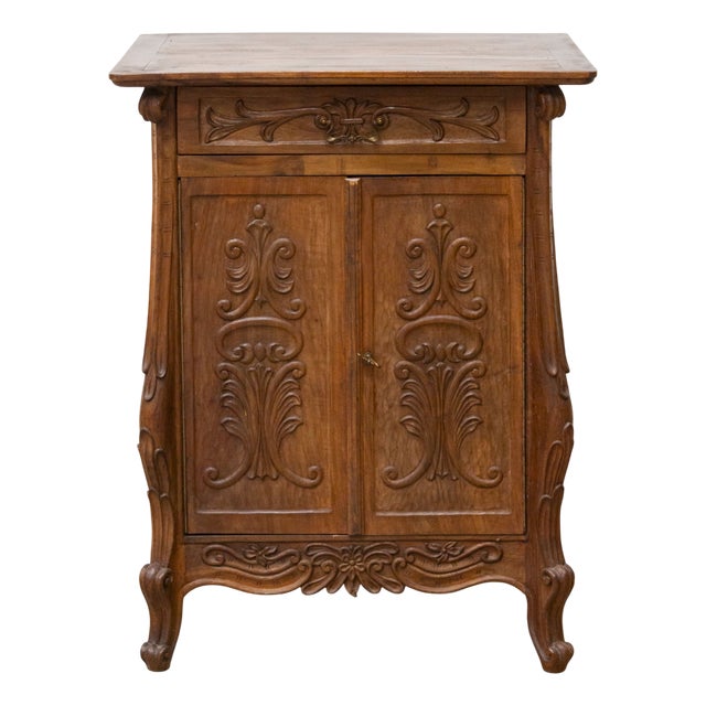 Vintage Buffet in Fir and Walnut, 1960s For Sale