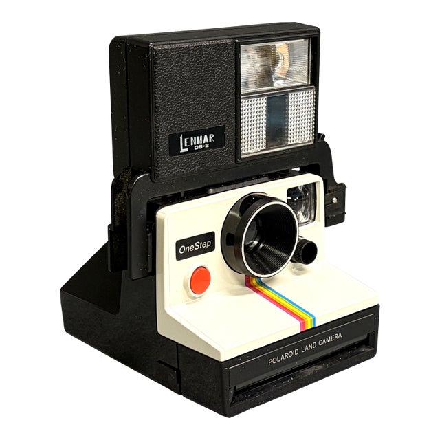 Polaroid One Step Rainbow Land Camera With Flash For Sale