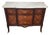 19th C French Louis XV Inlaid & Bronze Mounted Sienna Marble Top Commode Chest For Sale
