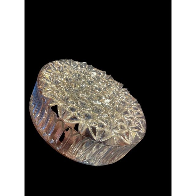Mid-Century Round Clear Glass Wall Sconce or Flush Mount, Germany, 1960, Set of 20 For Sale - Image 3 of 8