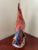 Offering a Beautiful Hand Painted Ceramic Majolica Rooster Figurine. The large handsome chicken measures approximately 15"...