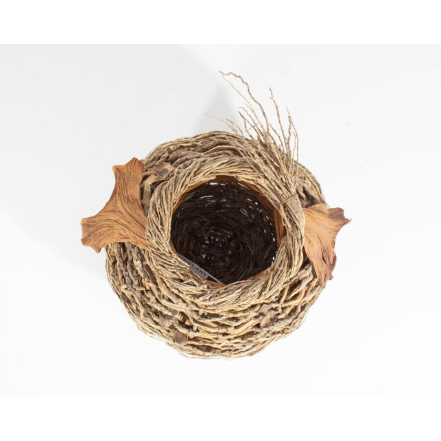 Contemporary Samuel Yao Handwoven Artisan Basket For Sale - Image 3 of 6