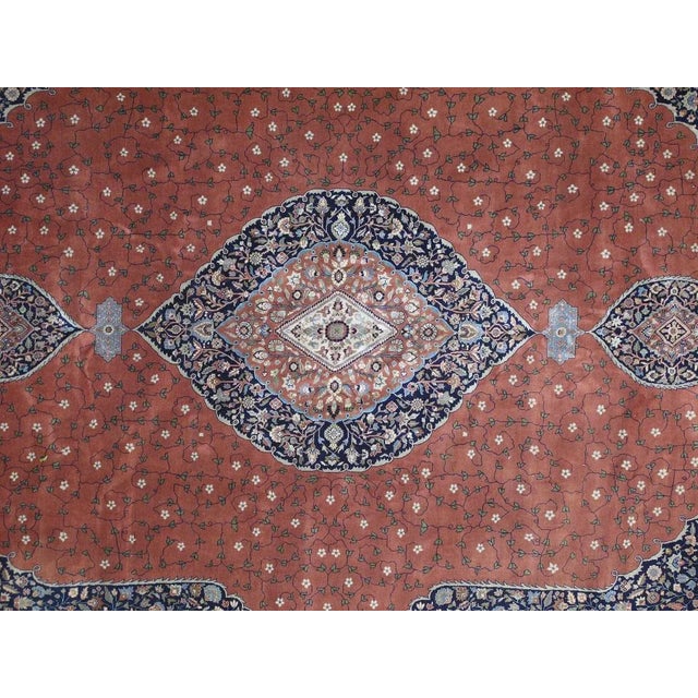 Persian Indo Tabriz Hajijalily Rug For Sale - Image 3 of 7