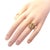 This is a stunning cocktail ring, from 18k yellow gold in a fine polished finish. It is exquisitely crafted in 18k yellow...