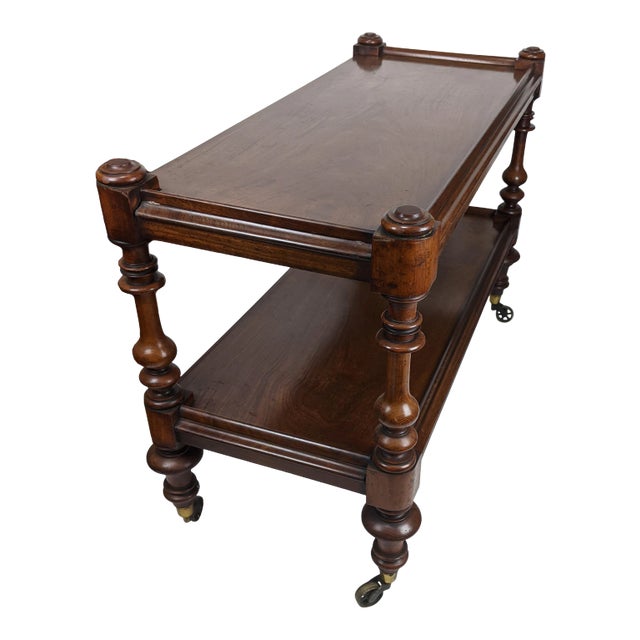 19th Century French Louis Philippe Two-Tier Bar Cart For Sale