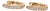10mm Natural Diamond Huggie Earring in Solid 14k Yellow Gold - Everyday Jewelry, Pair For Sale