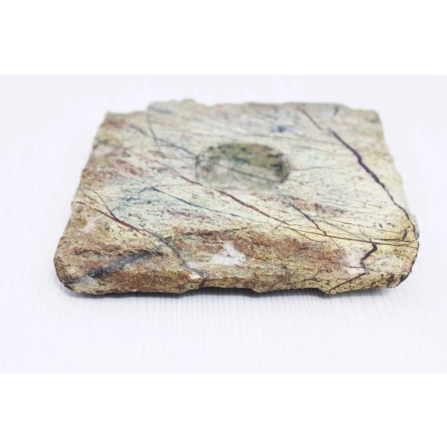 Brutalist Travertine Candleholders by Fratelli Mannelli, 1970s, Set of 2 For Sale - Image 9 of 10