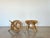 Mid-Century Modern Vintage Rattan and Bamboo Stools, 1970s, Set of 2 For Sale - Image 3 of 7