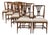 Antique Elm Dining Chairs, 1800, Set of 8 For Sale