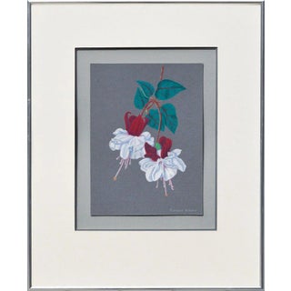 Barbara Gibson Red and White Fuchsia Circa 1989 For Sale
