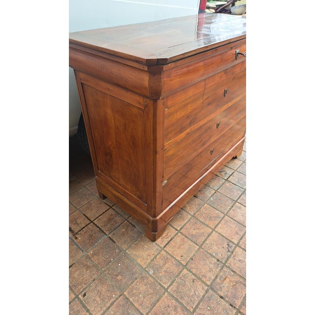 Cappuccino Cherry Chest of Drawers For Sale - Image 4 of 6