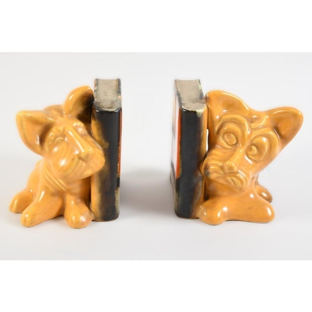 Art Deco Terrier Dogs Bookends attributed to Walter Bosse for Goebel Design, Germany, 1930s, Set of 2 For Sale - Image 10 of 10