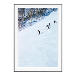 Toni Frissell 'Skidded Turns' Archival Pigment Print Framed in Black For Sale