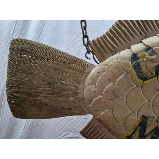 American Boston Fish Market Trade Sign For Sale - Image 3 of 12