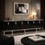 1970s Hollywood Regency Black Credenza in the Style of Tommi Parzinger, Chrome For Sale - Image 12 of 12