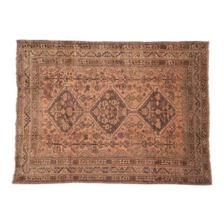 1960s Persian Shiraz Rug 7' X 9'5" For Sale