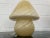 Murano Swirl Mushroom in Yellow Cream, 1970s For Sale - Image 3 of 5
