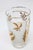 Vintage Libbey Cocktail Glasses Set, Frosted Glass with Gold Leaf For Sale In Palm Springs - Image 6 of 18