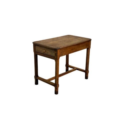 18th Century Walnut Refectory Desk with Front Drawer For Sale - Image 3 of 5