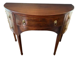 Vintage Mahogany Beacon Hill Collection - Demilune Cabinet - Sideboard