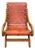 Vintage Pine & Leather Butaque Lounge Chairs in the Style of Clara Porset - William Spratling For Sale