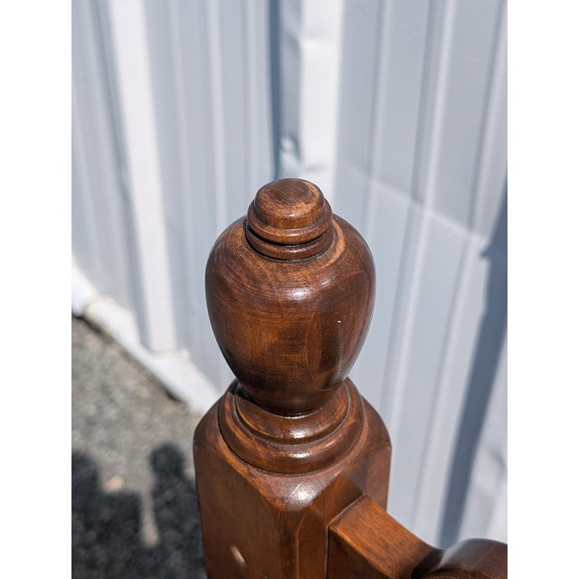 Wood Pair of 1960s Ethan Allen Solid Baumritter Maple Twin Size Bedframes For Sale - Image 7 of 15