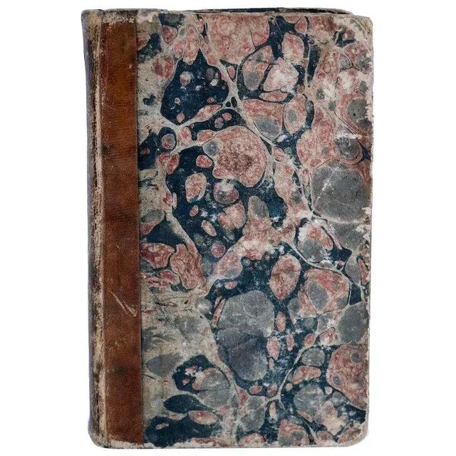 Brown Early 19th Century History of Sandford & Merton by Thomas Day Leather Bound Children's Book For Sale - Image 8 of 8