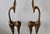 Bronze Monumental Stylized Bronze-Finished Metal Gazelle Sculptures-a Pair For Sale - Image 8 of 17