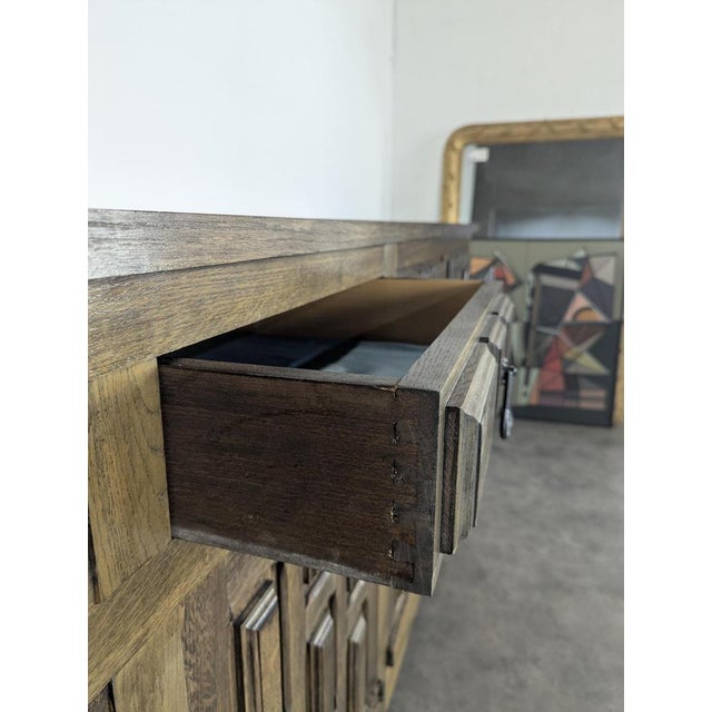 Spanish Sideboard in Oak For Sale - Image 4 of 9