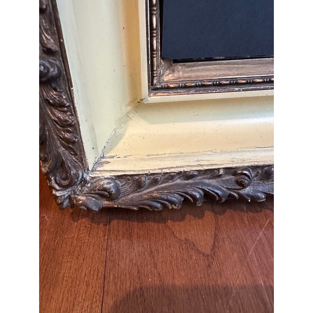 Vintage Neoclassic Carved Wood Wall Mirror - Made in England For Sale - Image 9 of 12