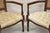 Mid 20th Century Vintage Hollywood Regency Tall Cane Back Fireside Lounge Armchairs - A Pair For Sale - Image 5 of 11