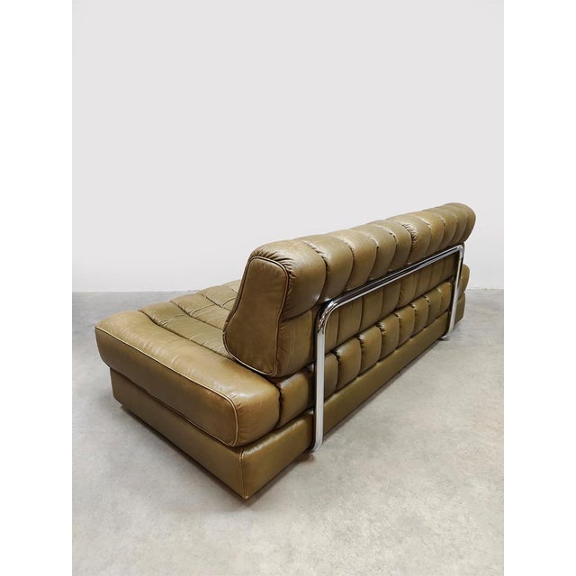 Animal Skin Vintage Leather DS-85 Daybed from de Sede, 1970s For Sale - Image 7 of 11