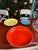 Up for consideration is a beautiful vintage collection of colorful enamel bowls from Yugoslavia. This would look lovely in...